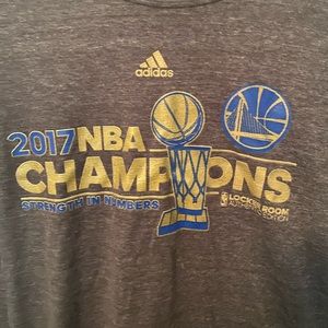Warriors 2017 Championship Size L tee